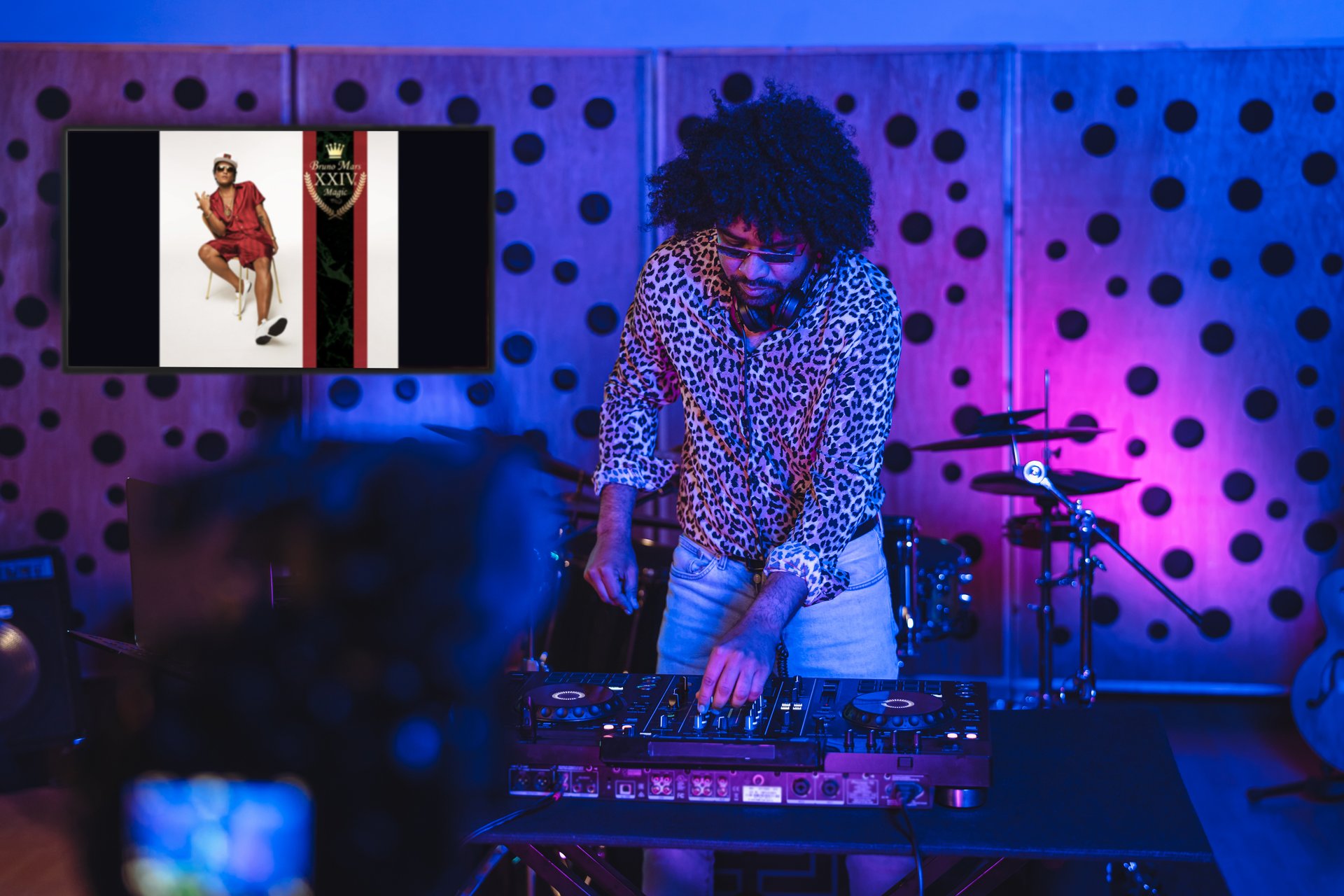 DJ event visuals